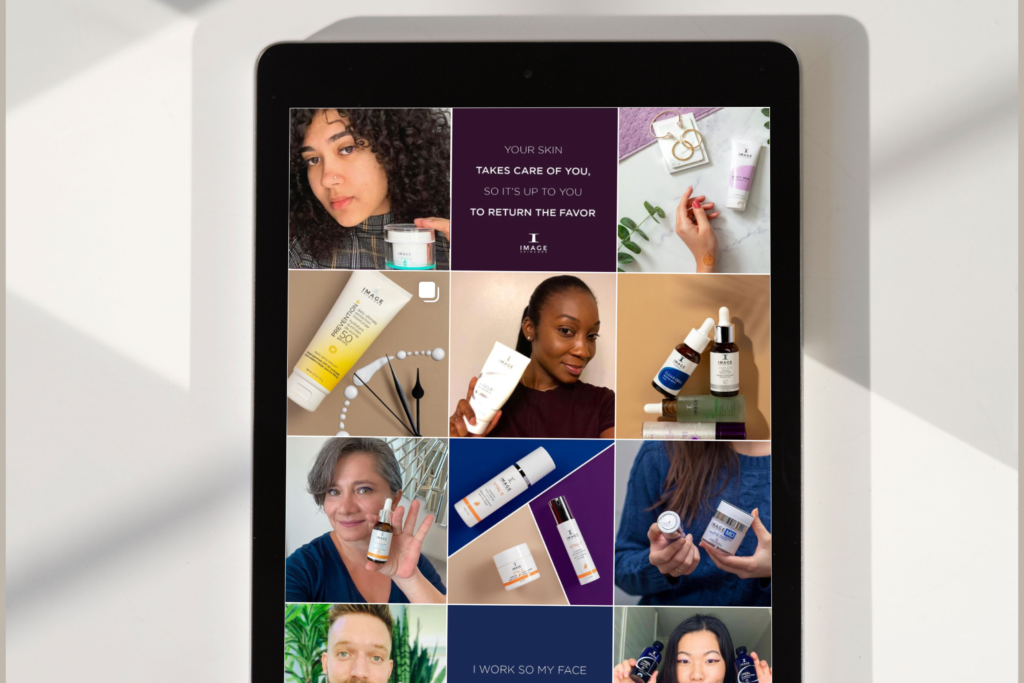 IMAGE Skincare case study social media, brand advocacy program